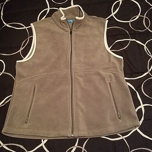 Gray Fleece Vest